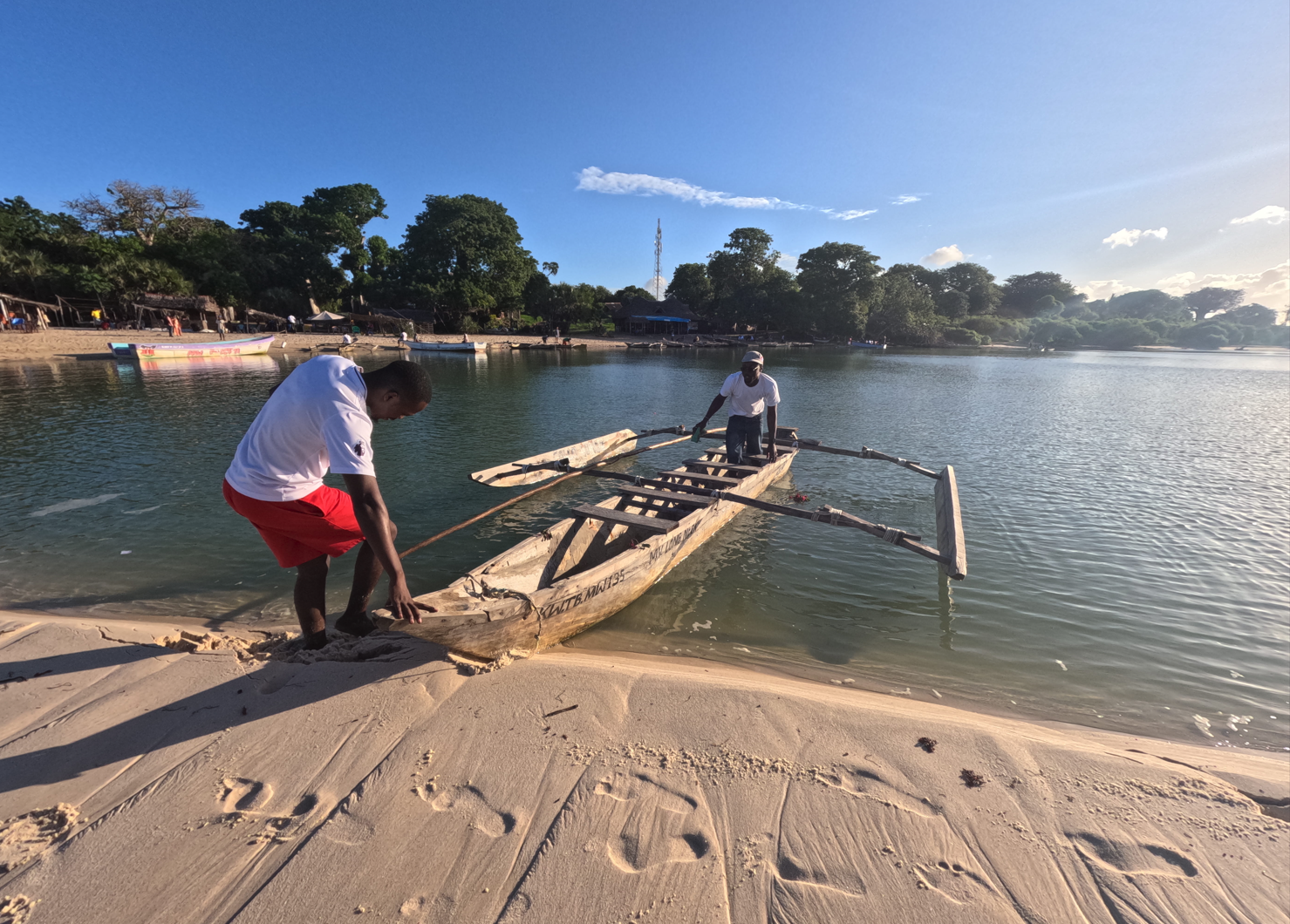 Diani sunset cruise boarding